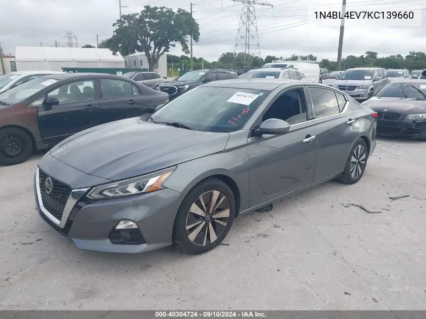 2019 Nissan Altima Sl VIN: 1N4BL4EV7KC139660 Lot: 40304724