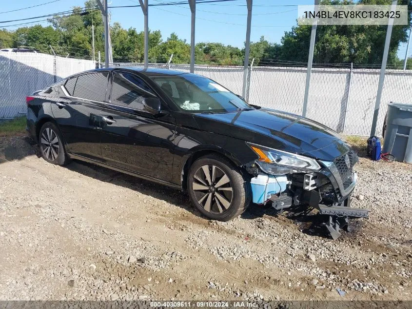 2019 Nissan Altima 2.5 Sl VIN: 1N4BL4EV8KC183425 Lot: 40309611