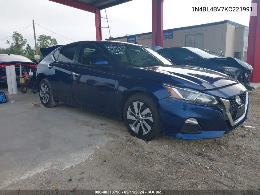 1N4BL4BV7KC221991 2019 Nissan Altima S