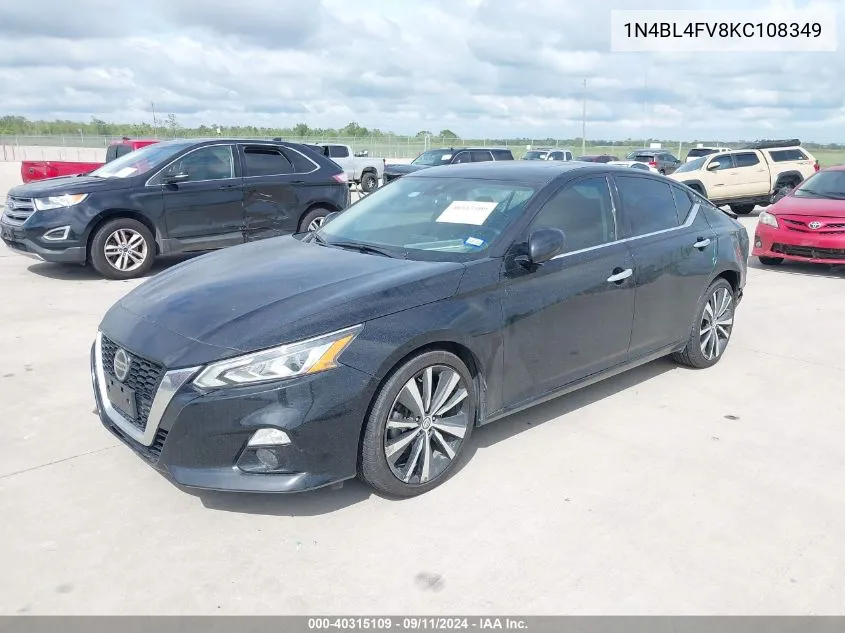 2019 Nissan Altima 2.5 Platinum VIN: 1N4BL4FV8KC108349 Lot: 40315109