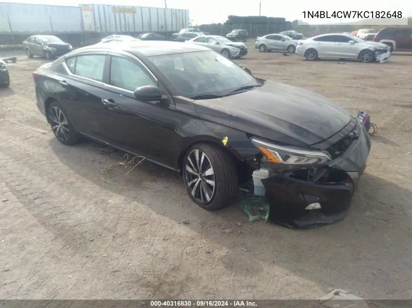 1N4BL4CW7KC182648 2019 Nissan Altima 2.5 Sr