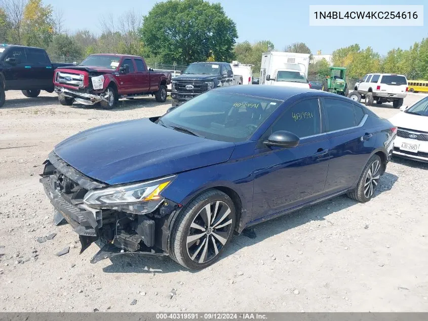 1N4BL4CW4KC254616 2019 Nissan Altima Sr