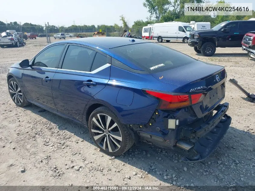 1N4BL4CW4KC254616 2019 Nissan Altima Sr