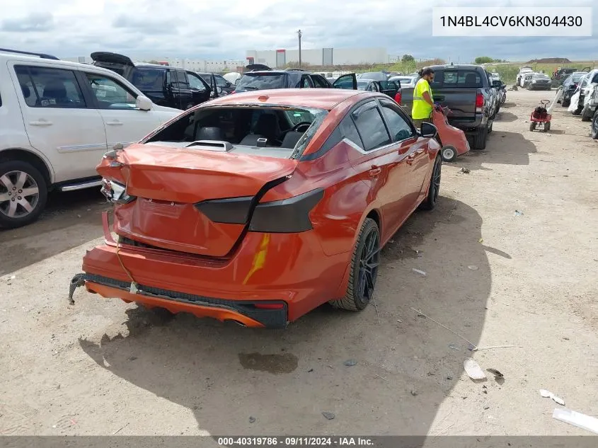 1N4BL4CV6KN304430 2019 Nissan Altima Sr