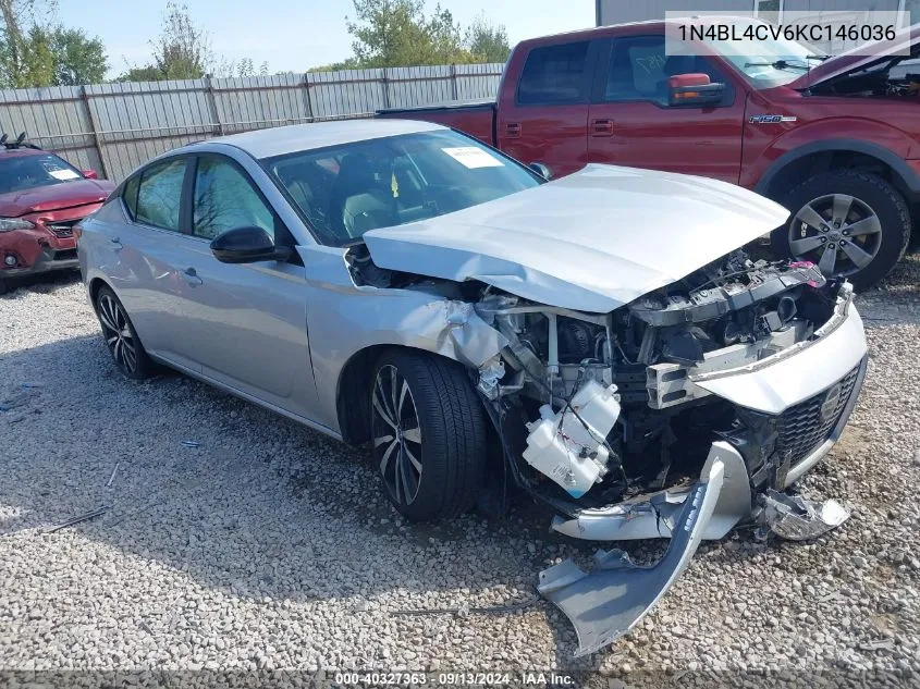 1N4BL4CV6KC146036 2019 Nissan Altima Sr