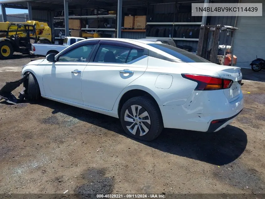 2019 Nissan Altima 2.5 S VIN: 1N4BL4BV9KC114439 Lot: 40329221