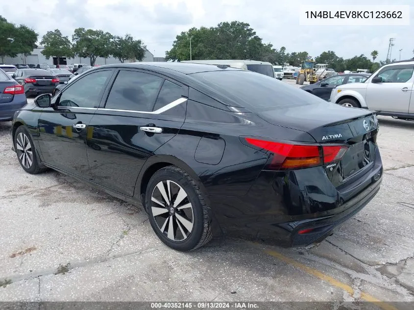 2019 Nissan Altima 2.5 Sl VIN: 1N4BL4EV8KC123662 Lot: 40352145