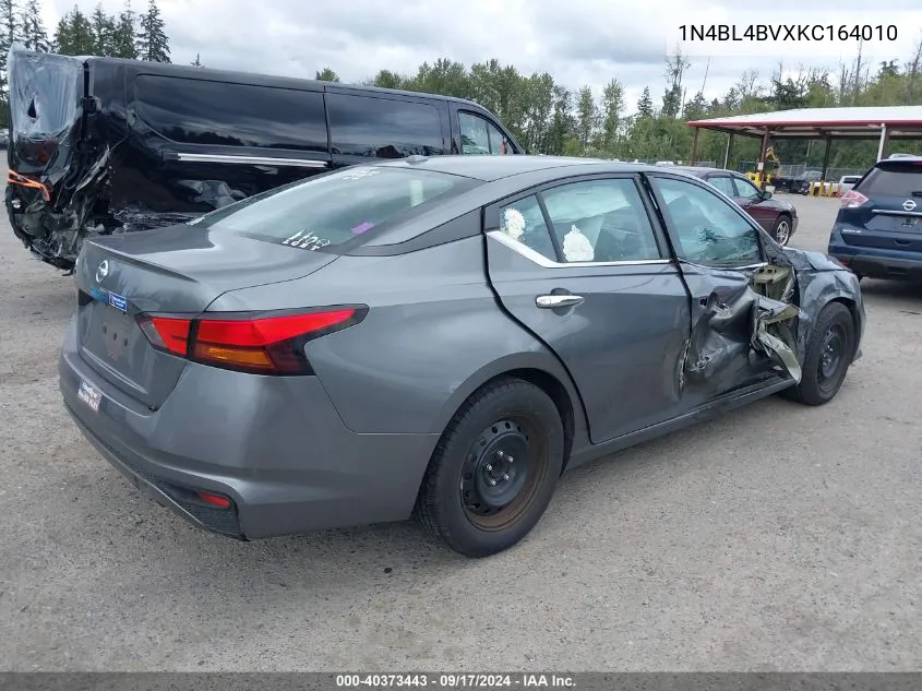 2019 Nissan Altima 2.5 S VIN: 1N4BL4BVXKC164010 Lot: 40373443