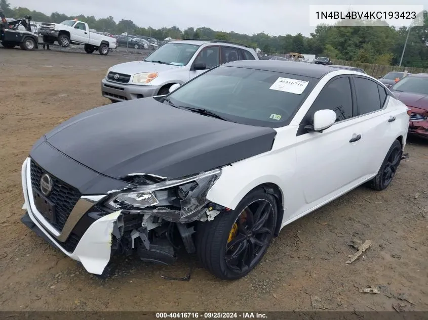 1N4BL4BV4KC193423 2019 Nissan Altima 2.5 S