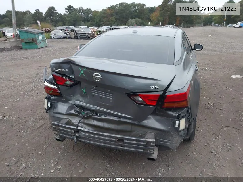 2019 Nissan Altima 2.5 Sr VIN: 1N4BL4CV1KC121223 Lot: 40427079