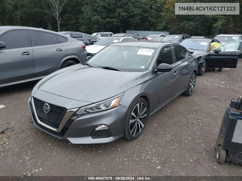 2019 Nissan Altima 2.5 Sr VIN: 1N4BL4CV1KC121223 Lot: 40427079