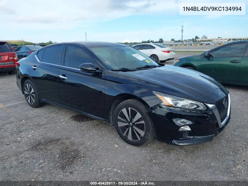 2019 Nissan Altima Sv VIN: 1N4BL4DV9KC134994 Lot: 40428911