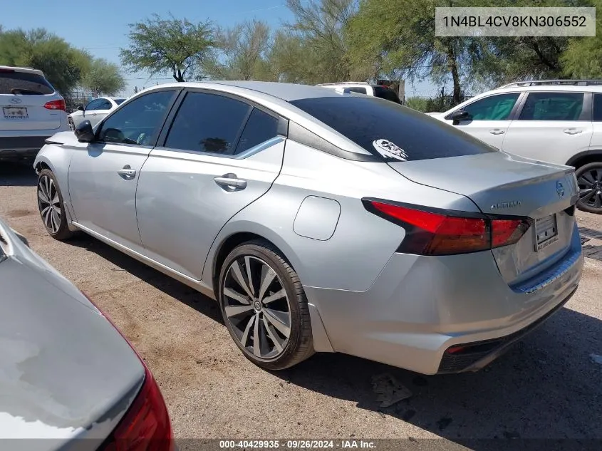 2019 Nissan Altima Sr VIN: 1N4BL4CV8KN306552 Lot: 40429935