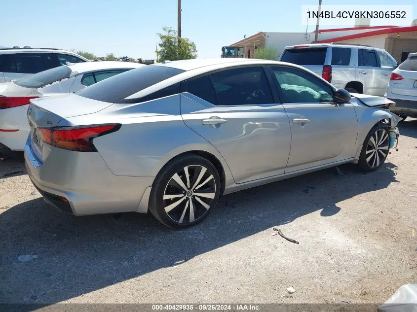 1N4BL4CV8KN306552 2019 Nissan Altima Sr