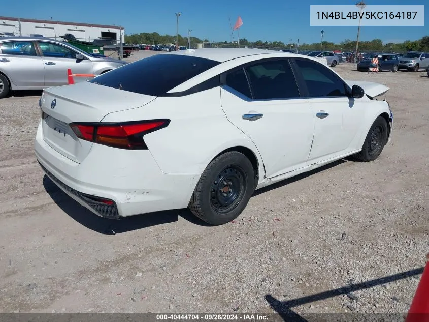 1N4BL4BV5KC164187 2019 Nissan Altima 2.5 S