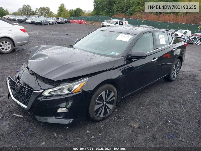 1N4BL4DW7KC190635 2019 Nissan Altima 2.5 Sv