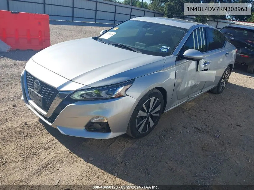 2019 Nissan Altima 2.5 Sv VIN: 1N4BL4DV7KN308968 Lot: 40450128