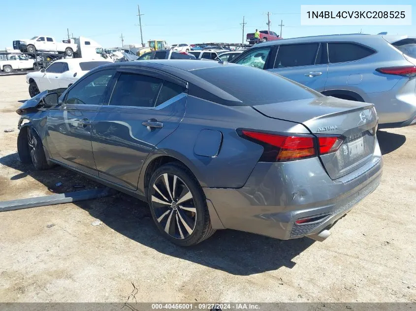 2019 Nissan Altima 2.5 Sr VIN: 1N4BL4CV3KC208525 Lot: 40456001