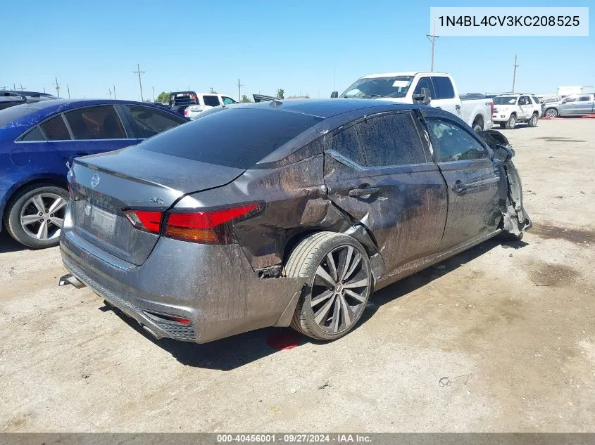 2019 Nissan Altima 2.5 Sr VIN: 1N4BL4CV3KC208525 Lot: 40456001