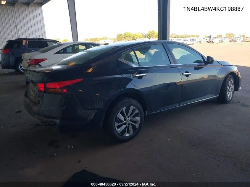 2019 Nissan Altima 2.5 S VIN: 1N4BL4BW4KC198887 Lot: 40456620