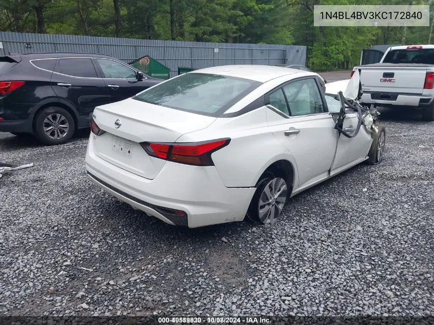 2019 Nissan Altima 2.5 S VIN: 1N4BL4BV3KC172840 Lot: 40559830