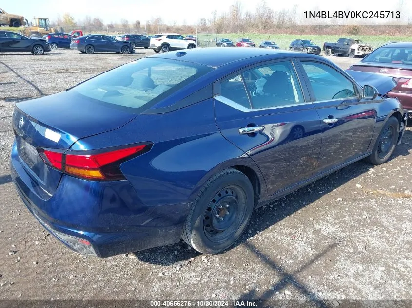 2019 Nissan Altima 2.5 S VIN: 1N4BL4BV0KC245713 Lot: 40656276