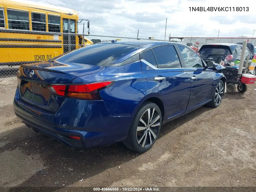 2019 Nissan Altima 2.5 S VIN: 1N4BL4BV6KC118013 Lot: 40666555