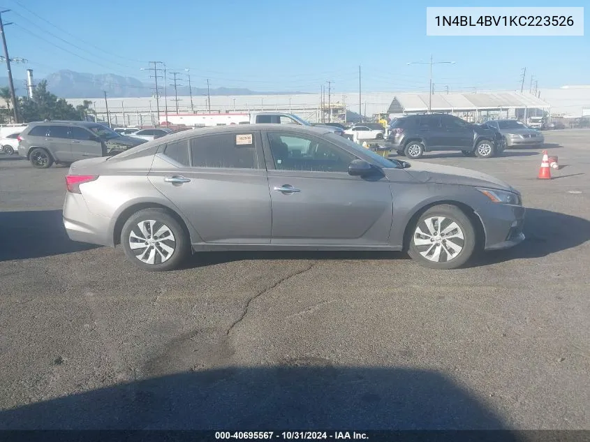 2019 Nissan Altima 2.5 S VIN: 1N4BL4BV1KC223526 Lot: 40695567