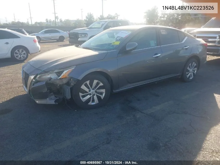 2019 Nissan Altima 2.5 S VIN: 1N4BL4BV1KC223526 Lot: 40695567