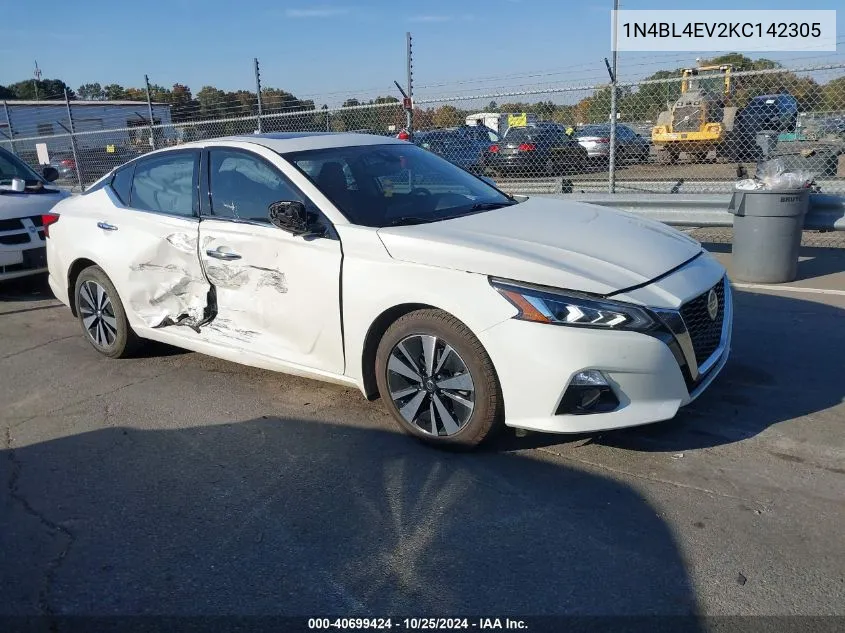 2019 Nissan Altima 2.5 Sl VIN: 1N4BL4EV2KC142305 Lot: 40699424