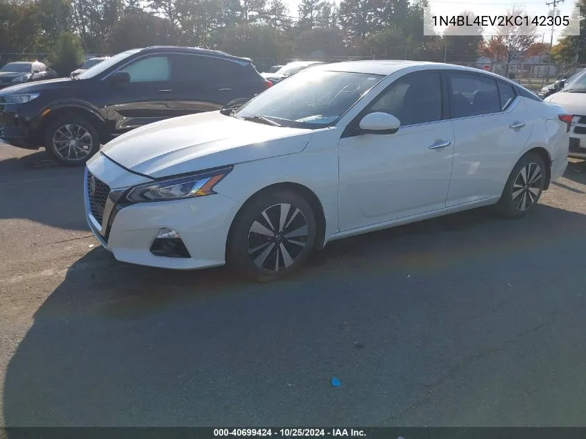 1N4BL4EV2KC142305 2019 Nissan Altima 2.5 Sl