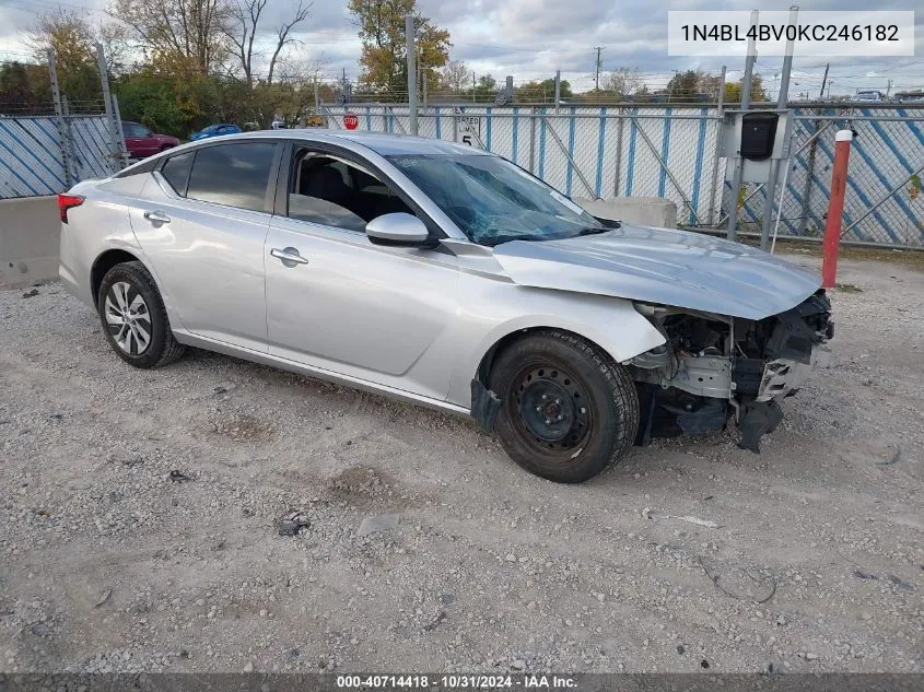 2019 Nissan Altima 2.5 S VIN: 1N4BL4BV0KC246182 Lot: 40714418