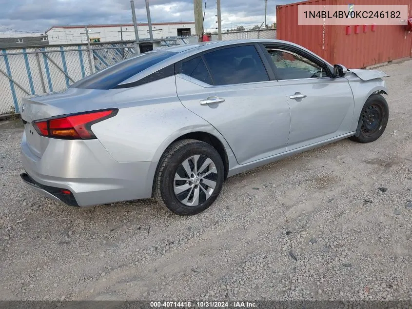 2019 Nissan Altima 2.5 S VIN: 1N4BL4BV0KC246182 Lot: 40714418