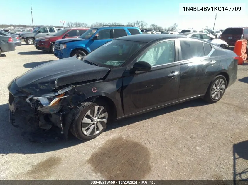 2019 Nissan Altima 2.5 S VIN: 1N4BL4BV1KC147709 Lot: 40718450