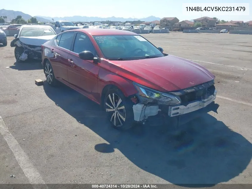 1N4BL4CV5KC231479 2019 Nissan Altima 2.5 Sr