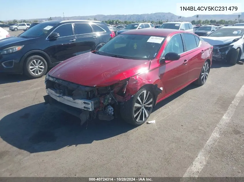 1N4BL4CV5KC231479 2019 Nissan Altima 2.5 Sr