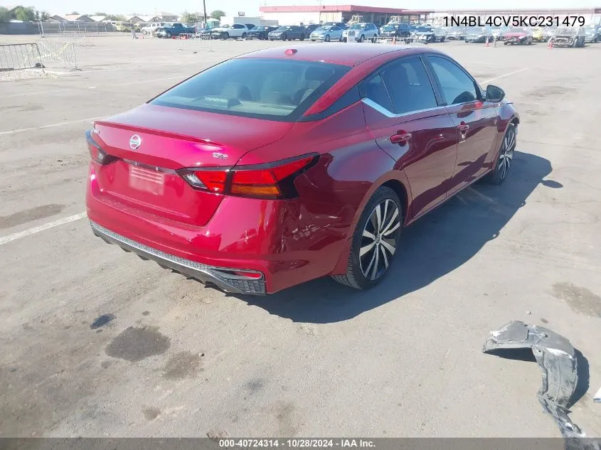 1N4BL4CV5KC231479 2019 Nissan Altima 2.5 Sr