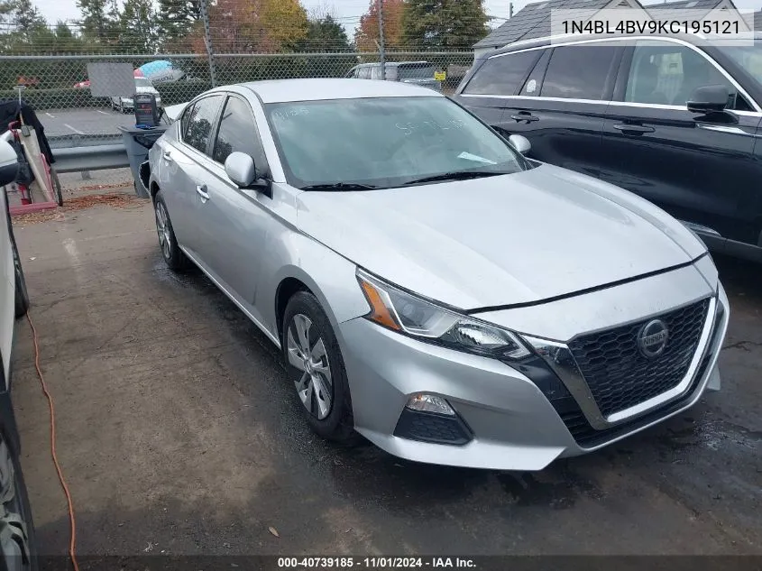 2019 Nissan Altima 2.5 S VIN: 1N4BL4BV9KC195121 Lot: 40739185