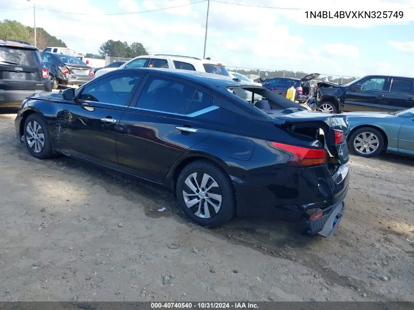 2019 Nissan Altima 2.5 S VIN: 1N4BL4BVXKN325749 Lot: 40740540