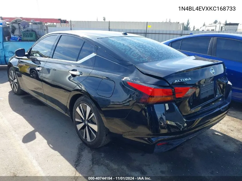 2019 Nissan Altima 2.5 Sl VIN: 1N4BL4EVXKC168733 Lot: 40744154