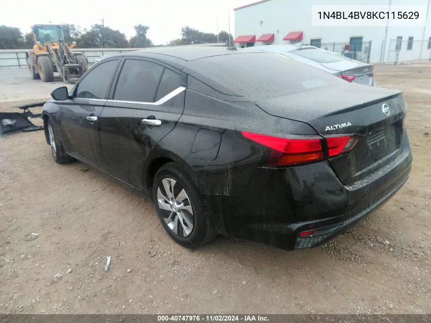 1N4BL4BV8KC115629 2019 Nissan Altima 2.5 S