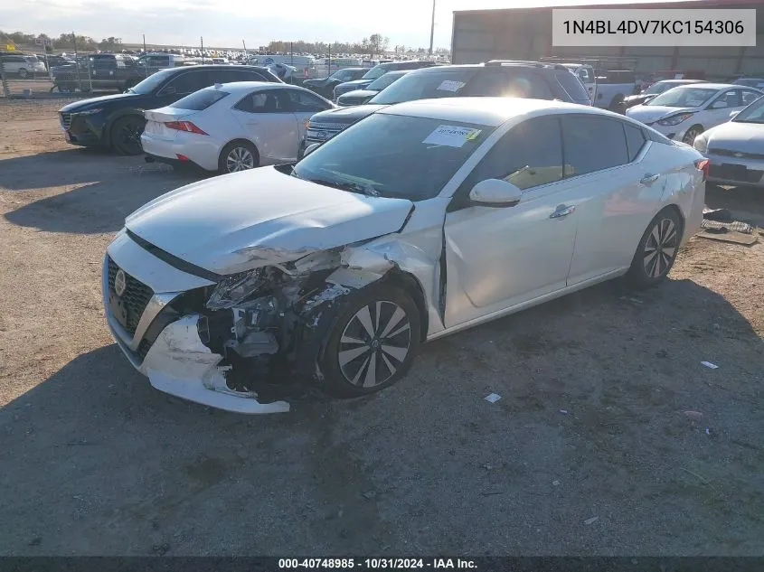 1N4BL4DV7KC154306 2019 Nissan Altima 2.5 Sv