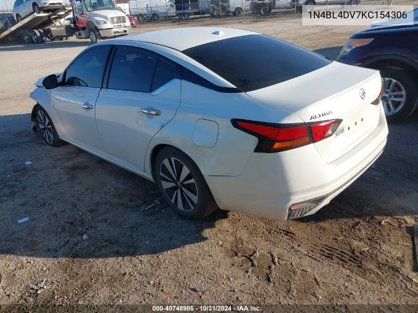 2019 Nissan Altima 2.5 Sv VIN: 1N4BL4DV7KC154306 Lot: 40748985