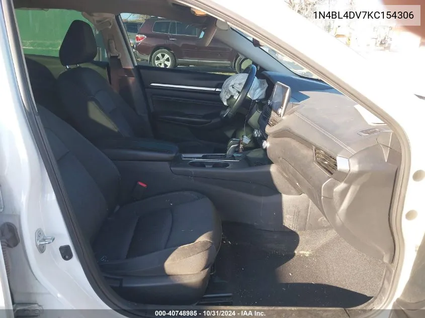 1N4BL4DV7KC154306 2019 Nissan Altima 2.5 Sv