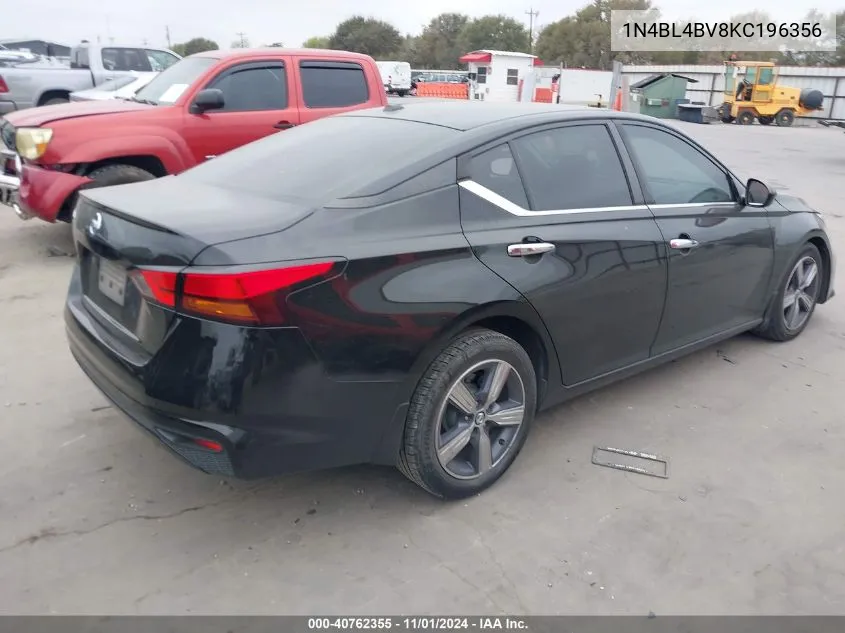 2019 Nissan Altima 2.5 S VIN: 1N4BL4BV8KC196356 Lot: 40762355