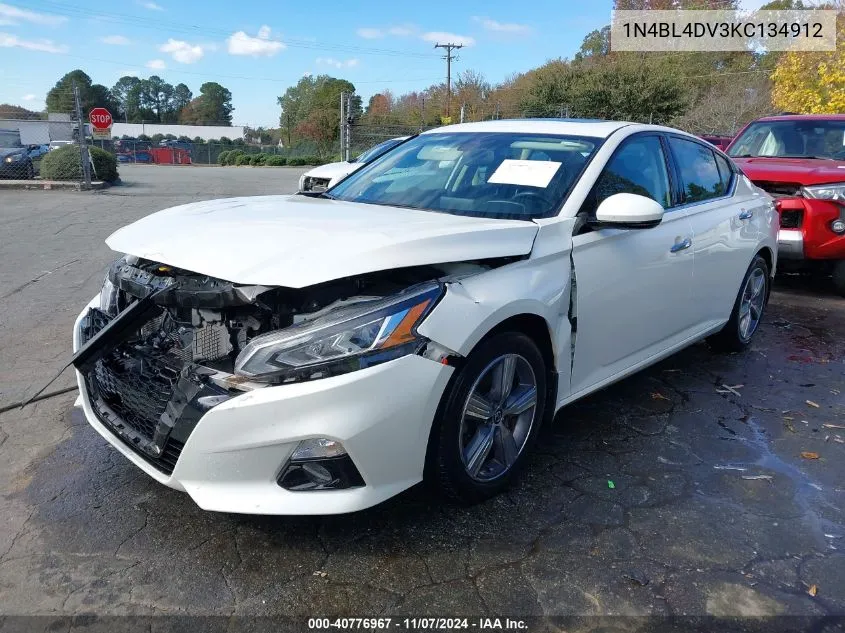 2019 Nissan Altima 2.5 Sv VIN: 1N4BL4DV3KC134912 Lot: 40776967