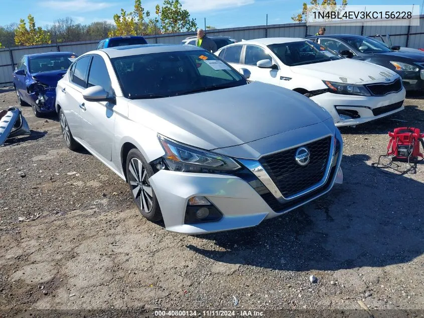 2019 Nissan Altima 2.5 Sl VIN: 1N4BL4EV3KC156228 Lot: 40800134