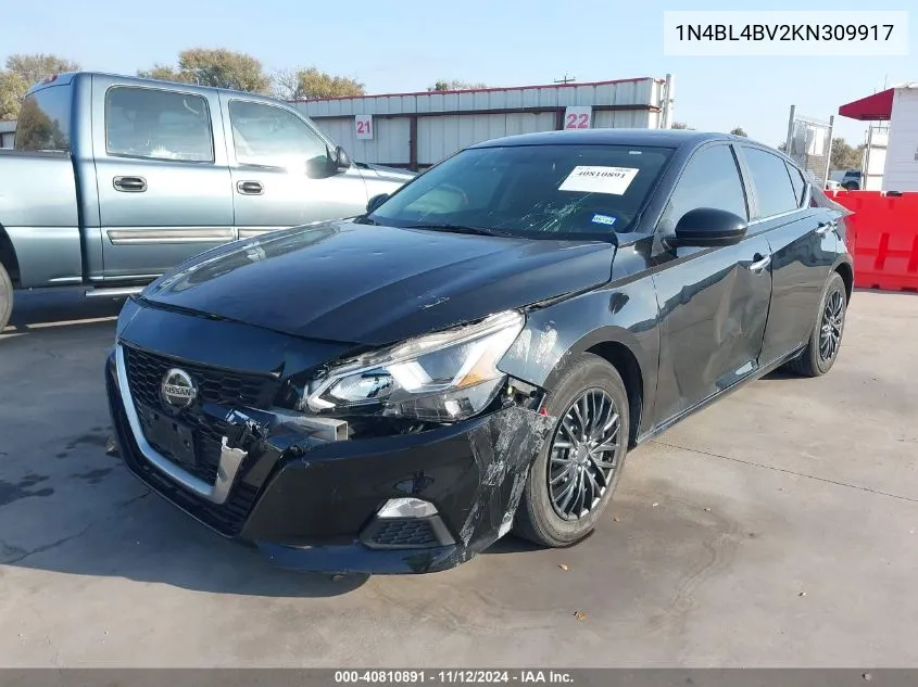 2019 Nissan Altima 2.5 S VIN: 1N4BL4BV2KN309917 Lot: 40810891