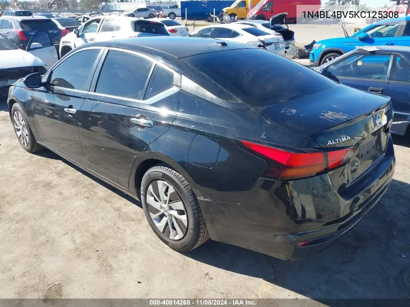 2019 Nissan Altima 2.5 S VIN: 1N4BL4BV5KC125308 Lot: 40814269