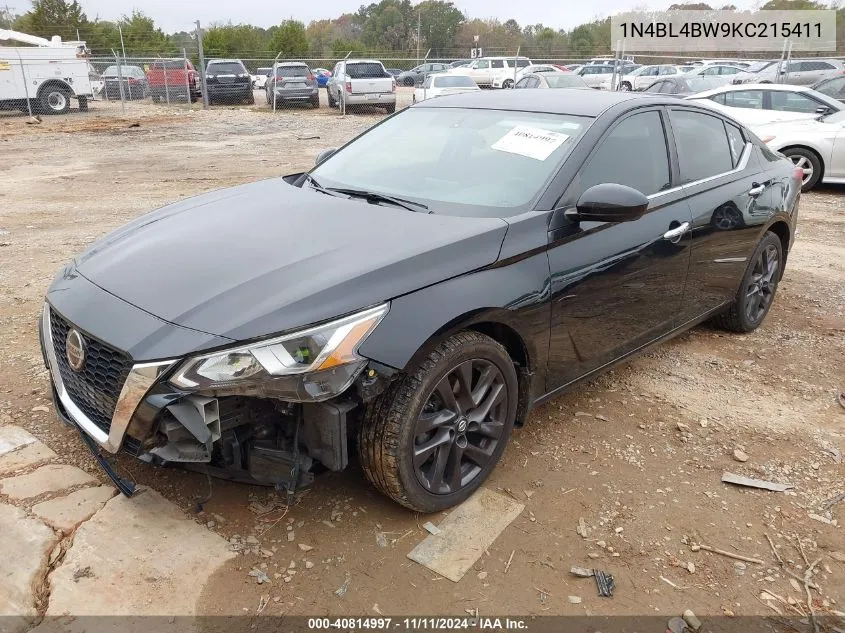 2019 Nissan Altima S VIN: 1N4BL4BW9KC215411 Lot: 40814997